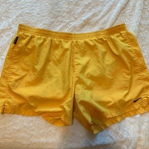 Women’s Yellow Nike Shorts